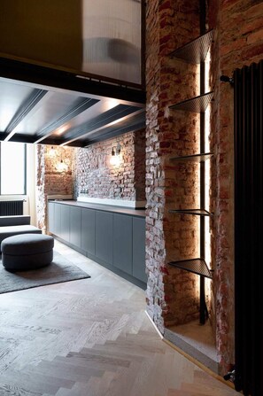 Basic Loft, 1 Double Bed | Private kitchen | Fridge, oven, stovetop, dishwasher - Lancetti Stylish Loft (Milan)