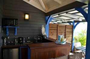 Private kitchen - Cases créoles classified 4**** with private pools (Terre-de-Bas)
