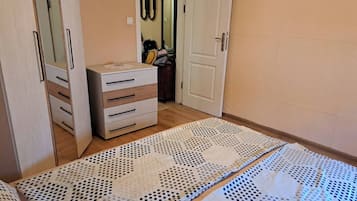 2 quartos, quartos à prova de som, ferros/tábuas de passar roupa