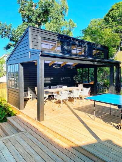 Family friendly house 10 minutes from Stockholm City and Nature reserves.