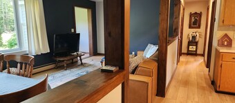 Riverfront, family fun, amazing rec room, close to Magic & Okemo