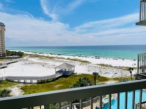 Balcony view - Pelican Beach 0614 2 Bedroom Condo by Pelican Beach Management (Destin)