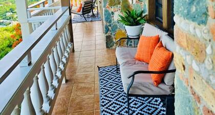 St. John USVI, Modern Villa, Oceanview, King Suite