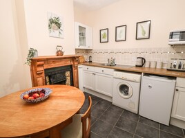 Fridge, dishwasher, electric kettle, toaster