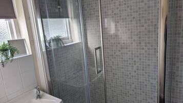 Shower, hair dryer