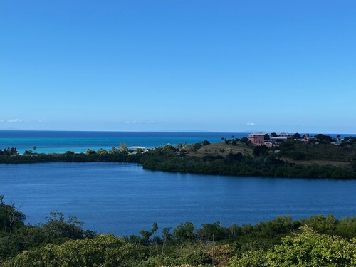 Beautiful 7.7 acre estate with a huge home and stunning views of the Caribbean