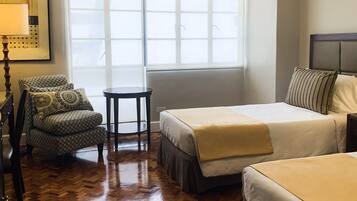 Double or Twin Room | Peralatan tempat tidur hipoalergenik