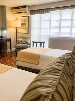 Double or Twin Room | Hypo-allergenic bedding, individually furnished, desk, laptop workspace - The Residences Olympia (Makati)