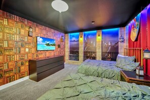 9 bedrooms, laptop workspace, iron/ironing board, bed sheets - Luxury 5 Star Mansion on Storey Lake Resort, Minutes From Disney World, Orlando Mansion 6273 (Kissimmee)