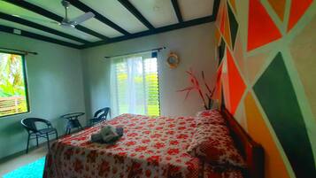 1 makuuhuone, vuodevaatteet