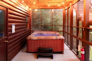 Spa Deck with Hot Tub