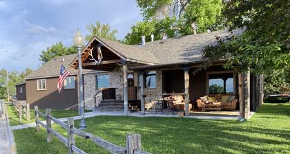 Lamp Post Lodge- cozy and decorated to inspire Montana adventures.