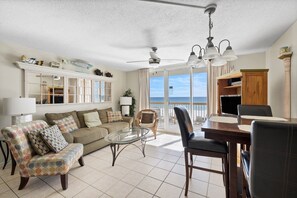 Condo, 1 Bedroom | Living area | Smart TV, streaming services - Pelican Beach 0303 1 Bedroom Condo by Pelican Beach Management (Destin)