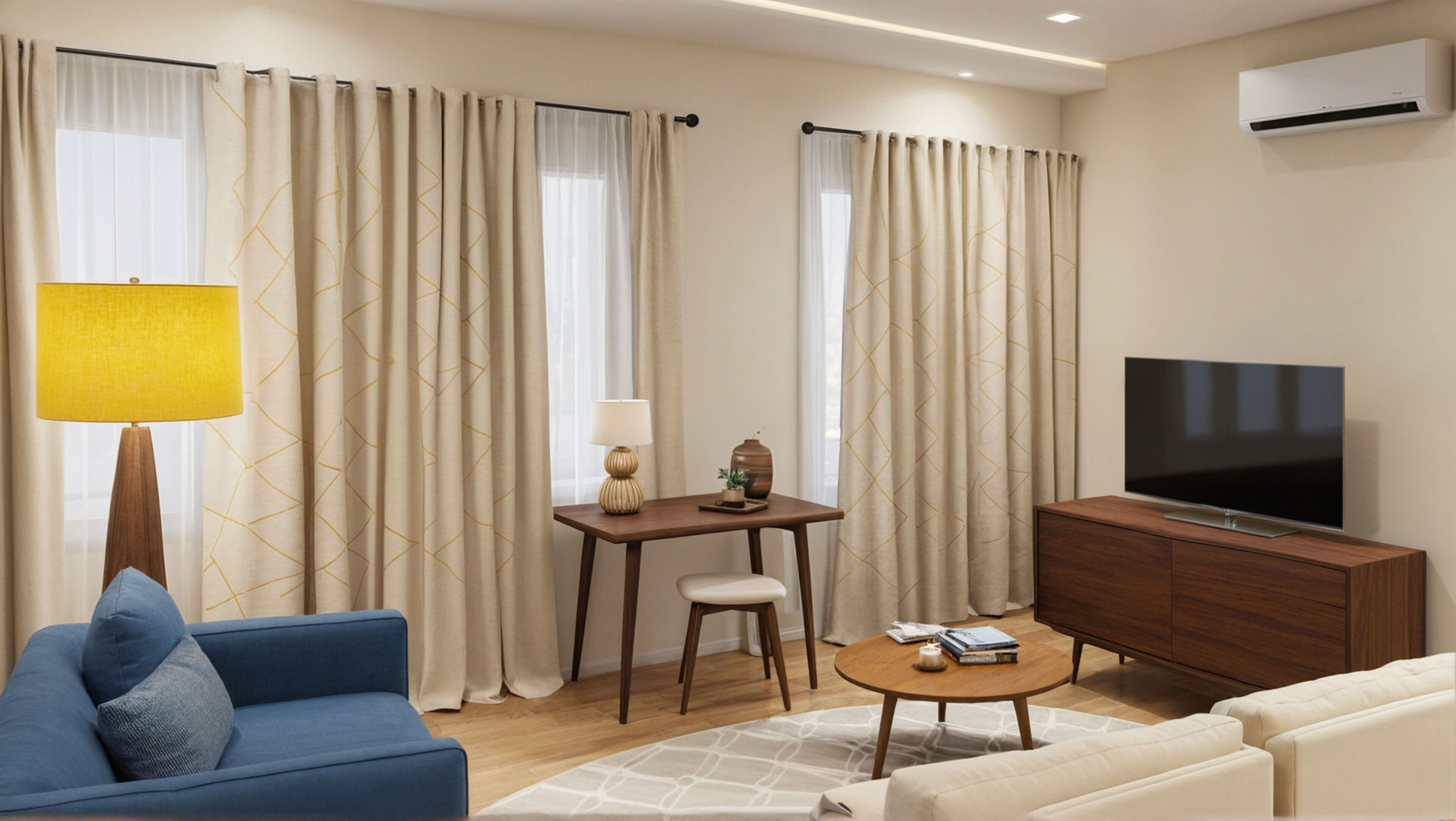 Standard Apartment, 4 Bedrooms | Living area | 55-inch Smart TV with digital channels, TV, Netflix