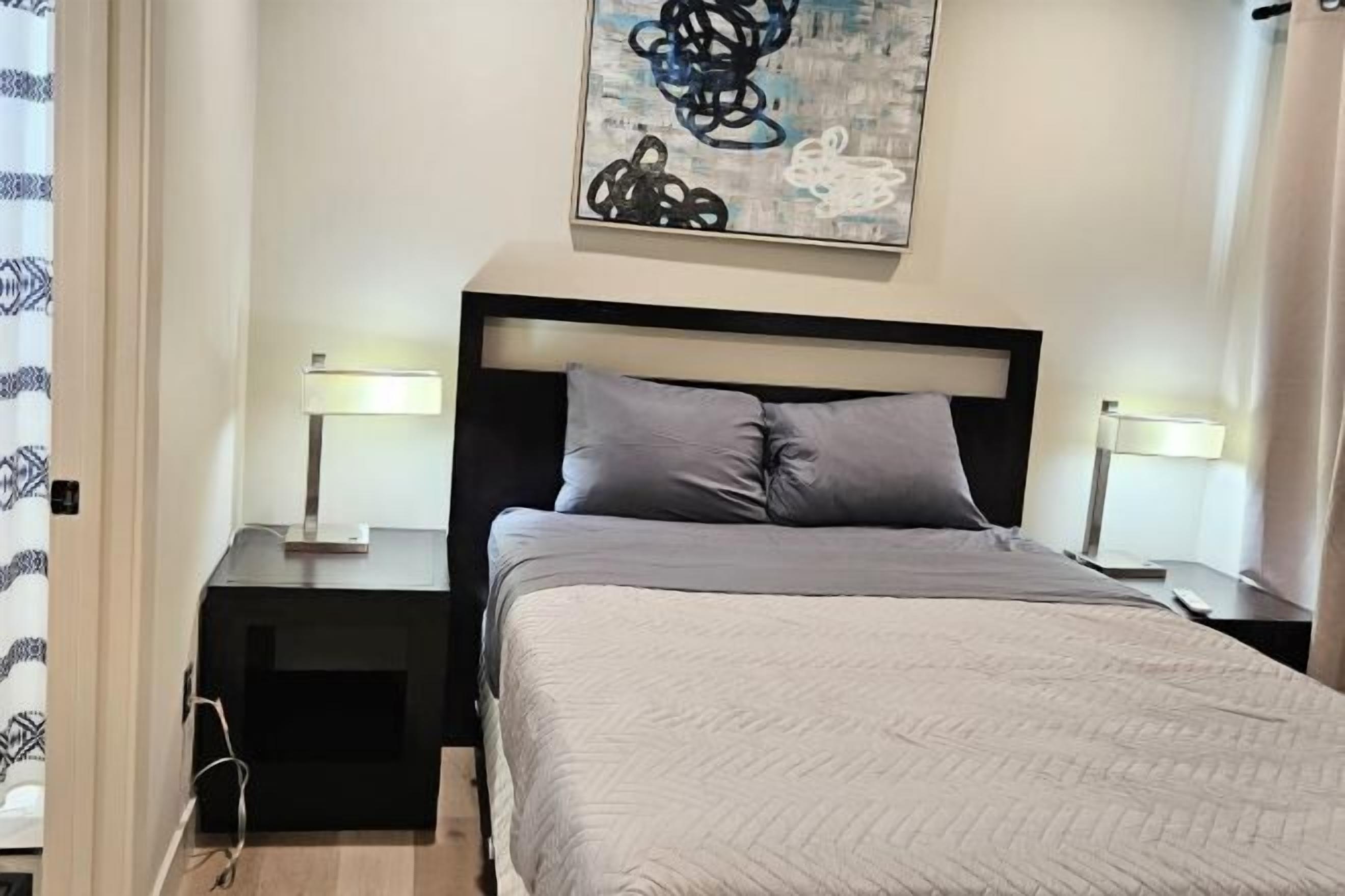 Premium bedding, memory foam beds, individually decorated