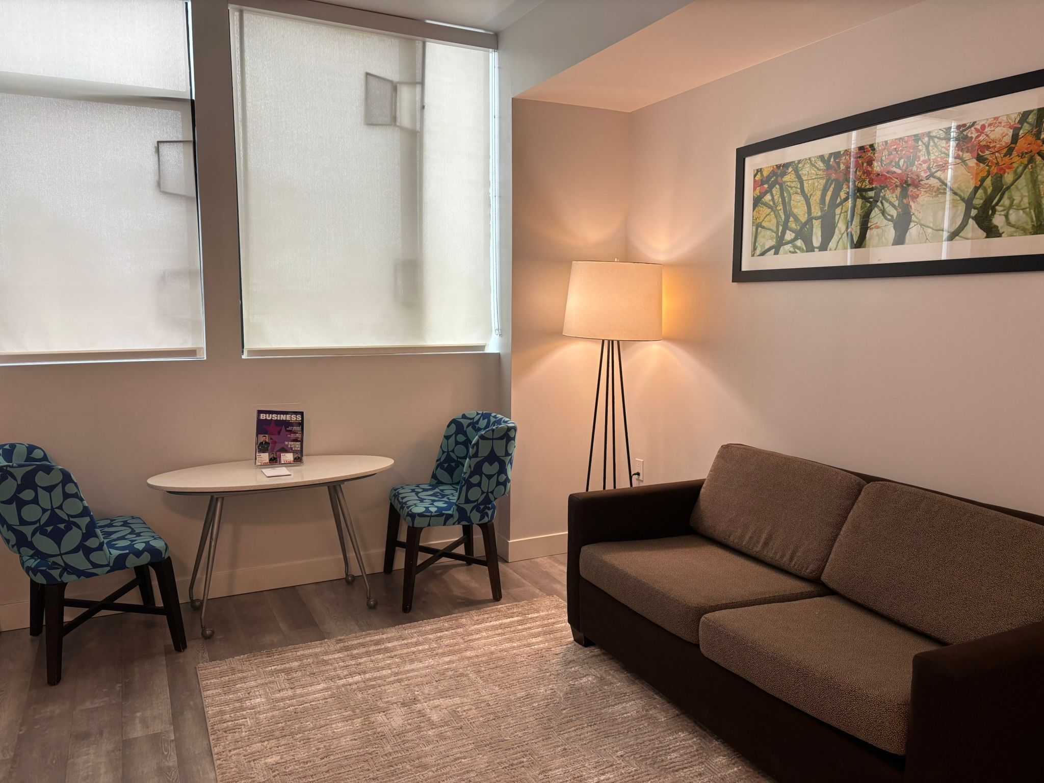 Studio, 1 Bedroom | Living area | 55-inch Smart TV with digital channels, TV, Netflix