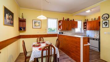 Apartment (Two Bedroom Apartment with Terrace) | Private kitchen | Fridge