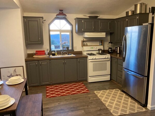 Microwave, oven, stovetop, high chair