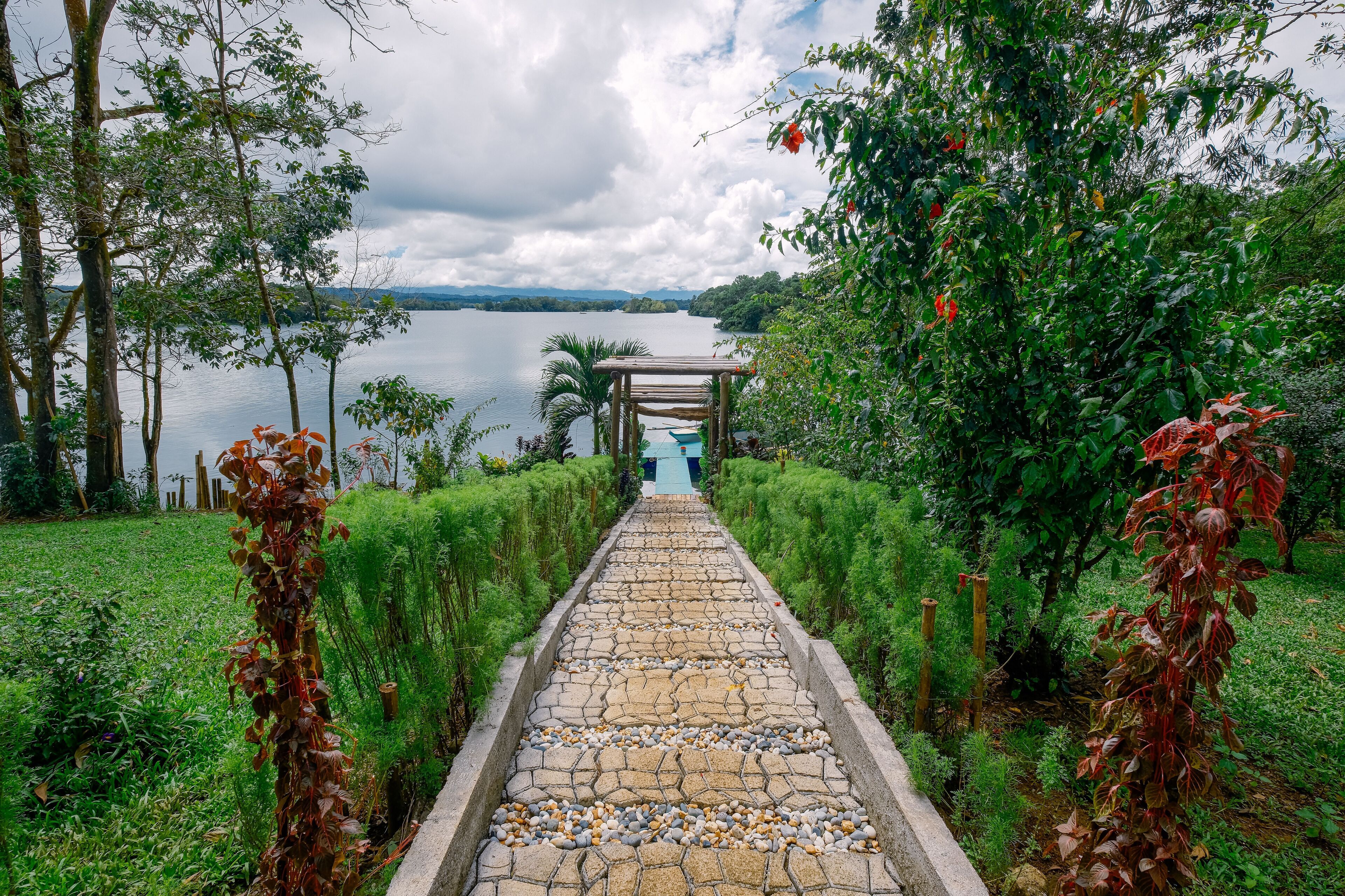 Entrada de la propiedad