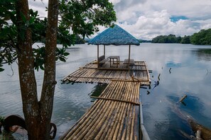 Outdoor dining - Almost Heaven Lake Resort by Cocotel (Cavinti)