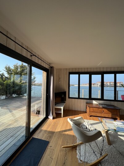 Beautiful wooden house with sea view