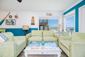 House, 3 Bedrooms | Living area - Pelican House 1 3 Bedroom Home (Orange Beach)