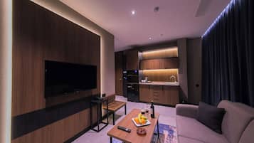 Familiesuite | Sengetøy i egyptisk bomull, sengetøy av topp kvalitet og minibar