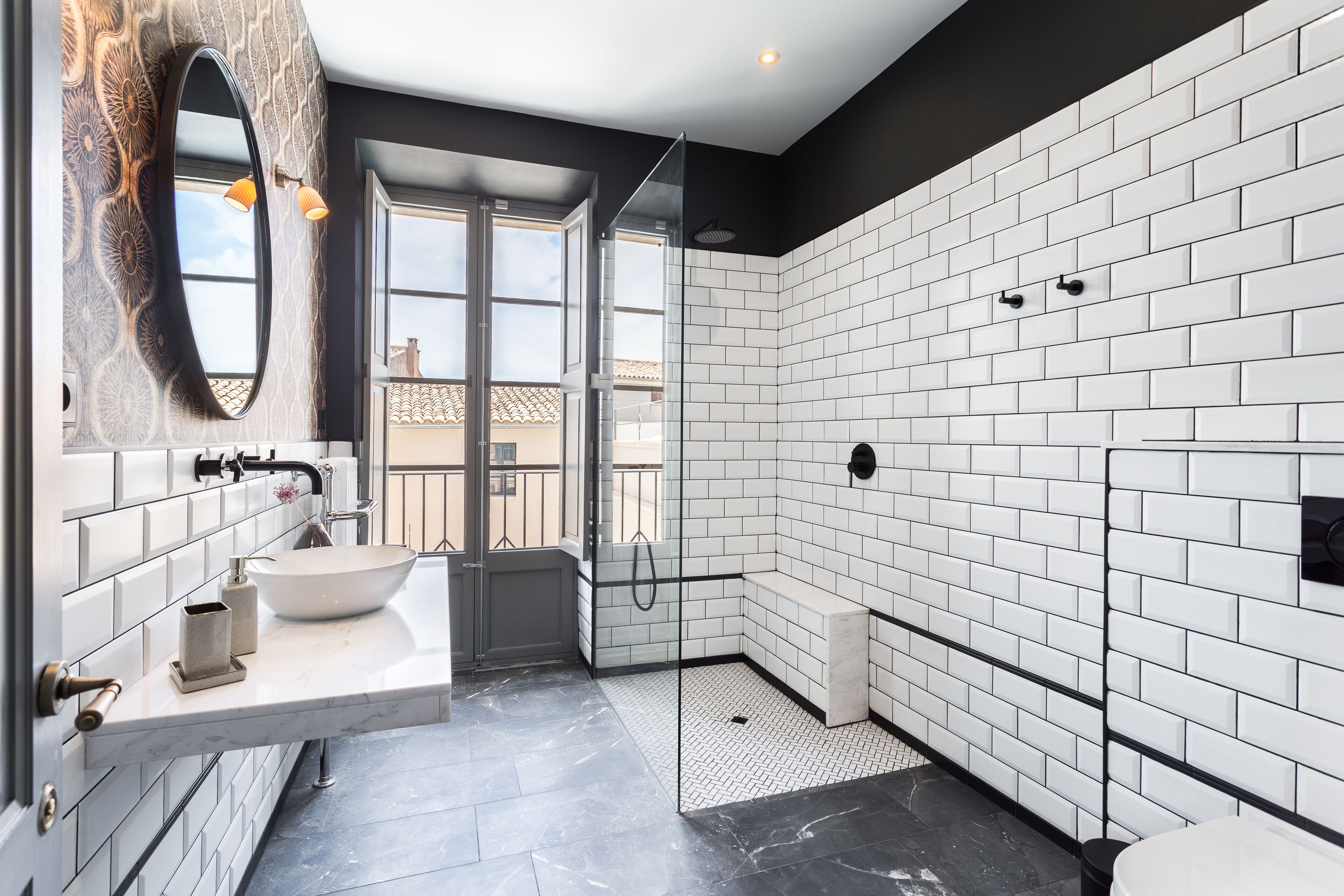 Design Double or Twin Room 8 | Bathroom | Shower, rainfall showerhead, free toiletries, hair dryer
