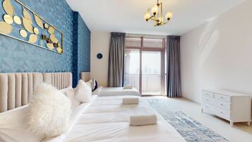 Apartamento exclusivo | 2 quartos, individualmente mobiliados, ferros/tábuas de passar roupa