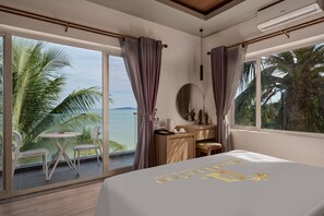 Premier Double Balcony Sea View | Minibar, in-room safe, desk, laptop workspace - Koh Apikjun Resort by EHM (Kiri Sakor)