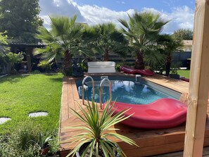 Outdoor pool - Villa Meli with the ocean, Lacanau and the Bassin d'Arcachon just 10 minutes away (Le Porge)
