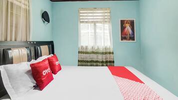 ห้องดับเบิล | โต๊ะทำงาน, Wi-Fi ฟรี, ผ้าปูที่นอน
