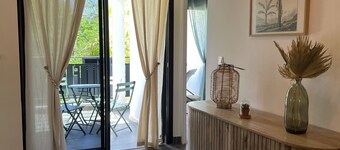 Charming seafront apartment Saline Les bains Beach