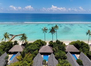 2 Bedroom Family Beach Villa with Pool | Egyptian cotton sheets, premium bedding, free minibar, in-room safe - RAAYA By Atmosphere  with Free Transfers (Kudakurathu)