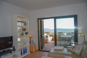 Living area - Apartment with Sea Views. (Begur)