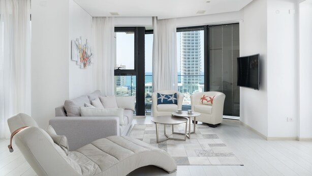 Apartamento superluxo | Área de estar