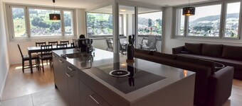 Panoramic Mountain-View Apartment near Lucerne