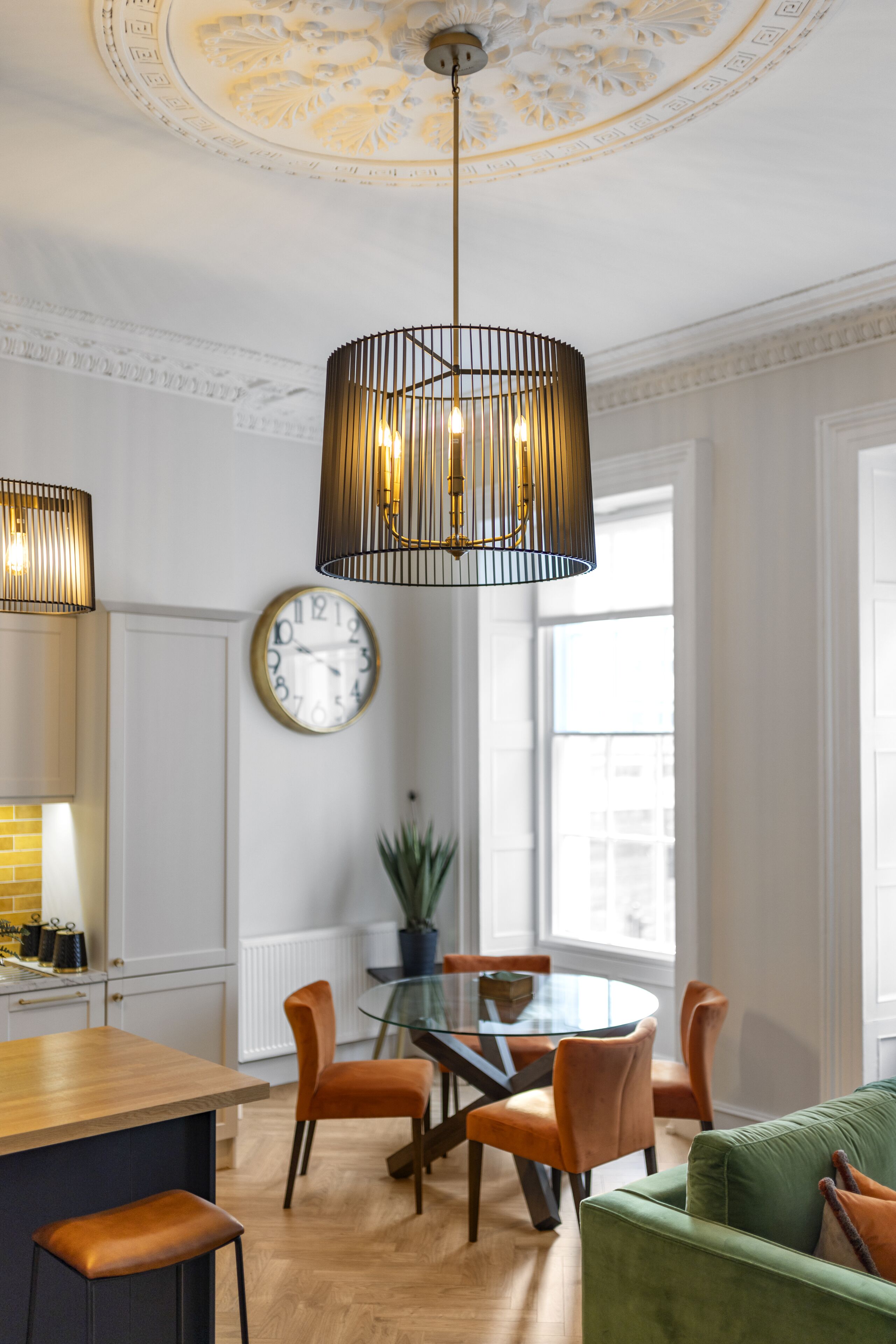 luxury apartment | living area | 50-inch smart tv with digital channels, tv