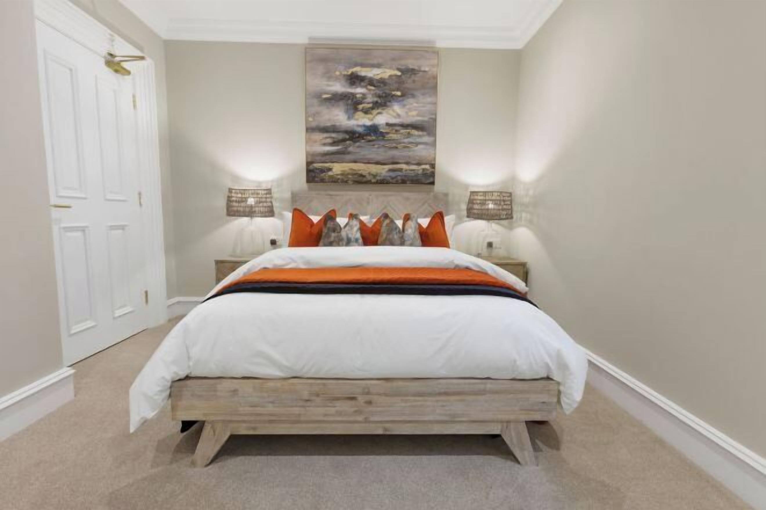 Premium bedding, pillowtop beds, individually decorated, soundproofing