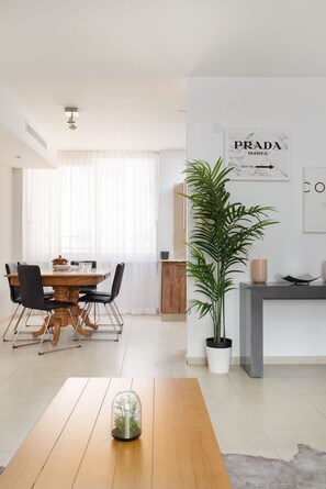 Family Apartment | Living area - Bright and Fresh Family Home near Beach (Netanya)