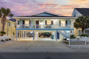 Exterior - Charlie's Beach Retreat - Fun 4BR w/ Heated Pool (North Myrtle Beach)