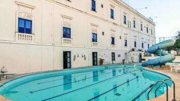 2 outdoor pools, open 6:00 AM to 8:00 PM, pool umbrellas, sun loungers
