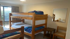 2 bedrooms, iron/ironing board