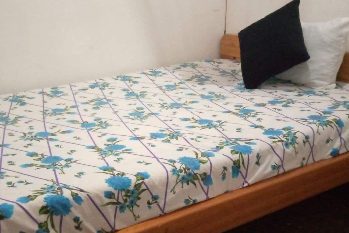 Escritorio, tabla de planchar con plancha, wifi gratis y ropa de cama