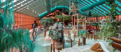 Indoor pool, outdoor pool