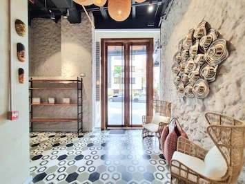 Interior entrance