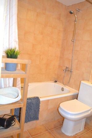 Sèche-cheveux, serviettes fournies, papier toilette