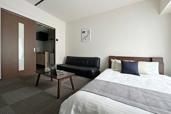 Bedroom with Double size & sofa bed