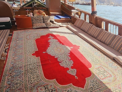 Overnight stay on dhow cruise at khasab musandam oman