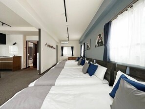 1 bedroom, iron/ironing board, WiFi, bed sheets - Nagomi by b hotel | Central Stay with Kitchen (Naka Ward, Hiroshima)